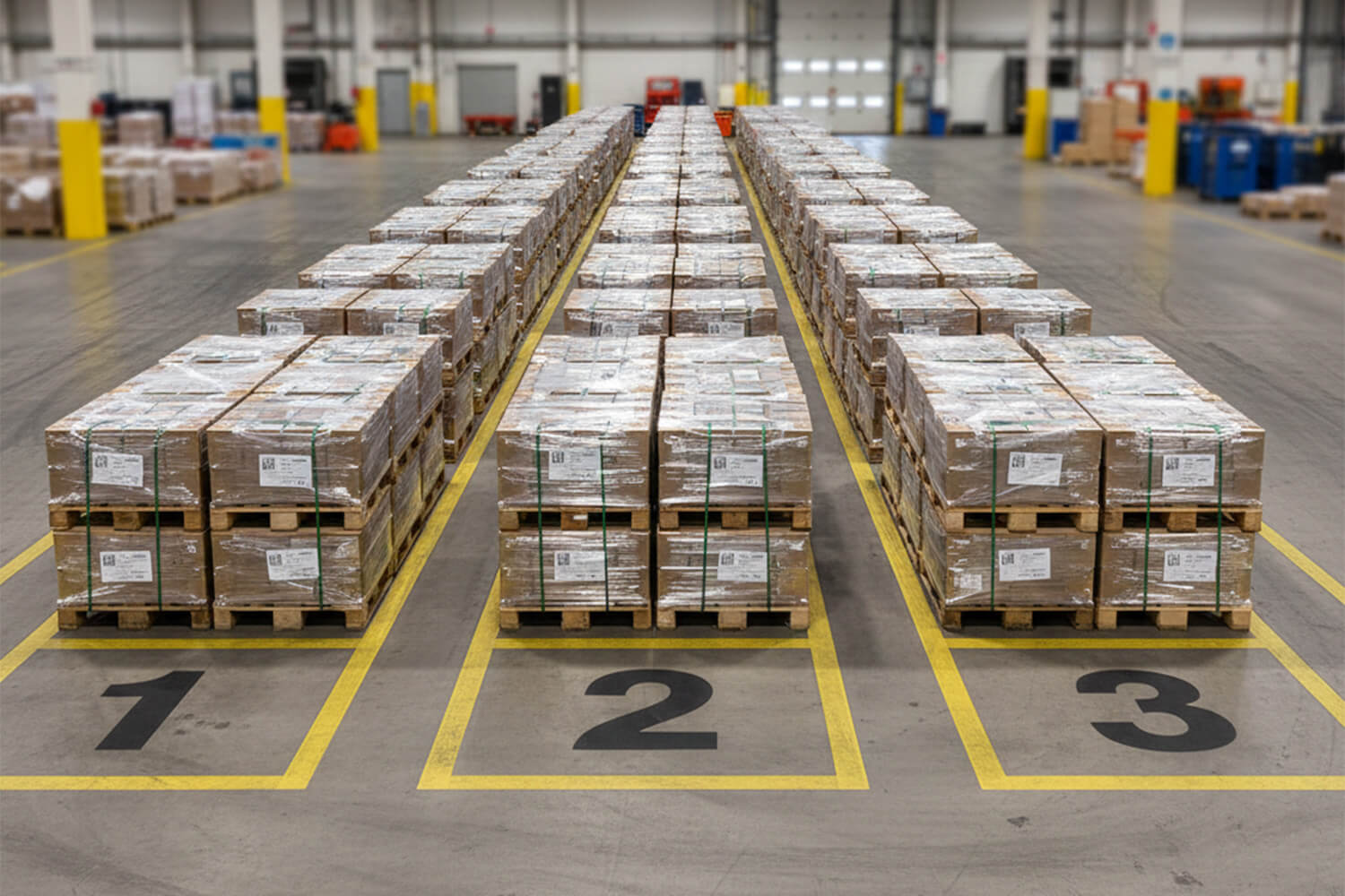 Ipari padlófestés Hatékonyabb anyagáramlás